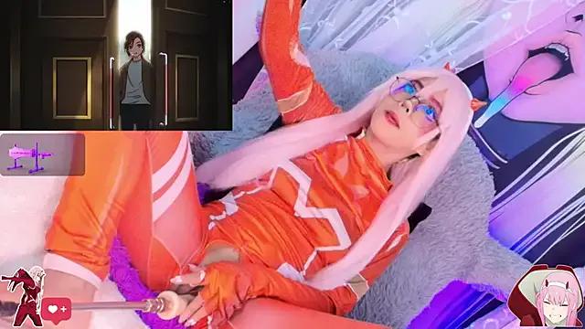 StripChat kaori- is Freechat kaori- — oil in the tits+ ahegao of Rei